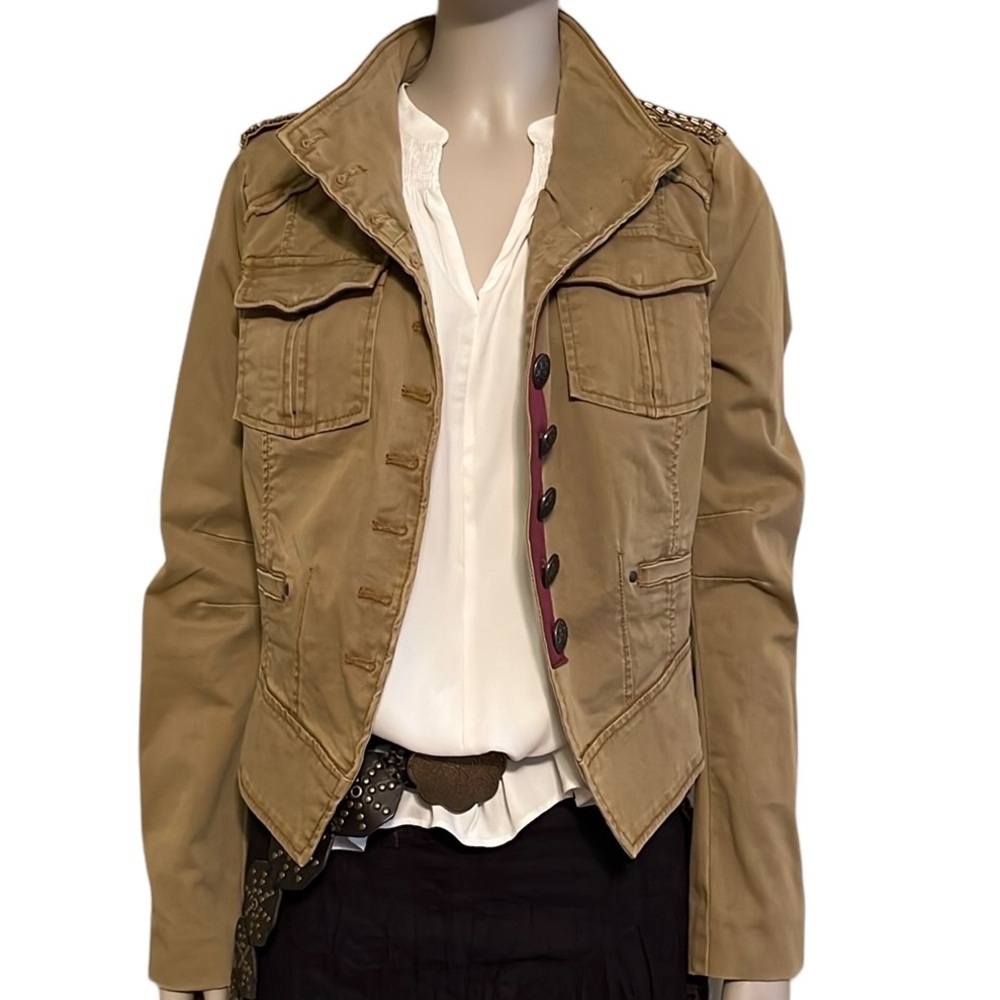 Free People Military Style Jacket - Picture 2 of 8